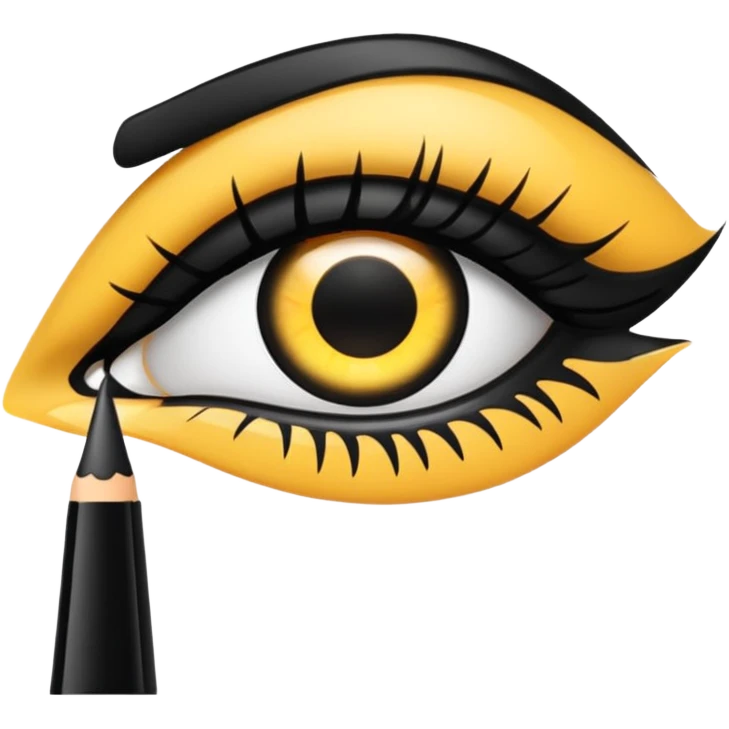 an eyeliner emoji
