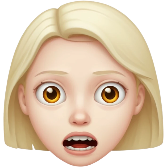 무서운 표정 emoji