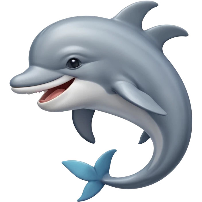 laughing dolphin emoji