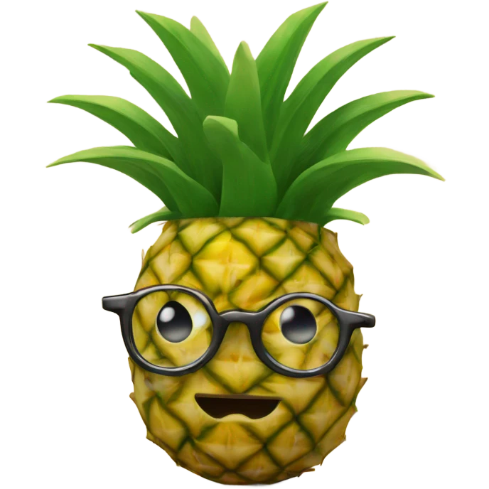 pineapple with gontel emoji
