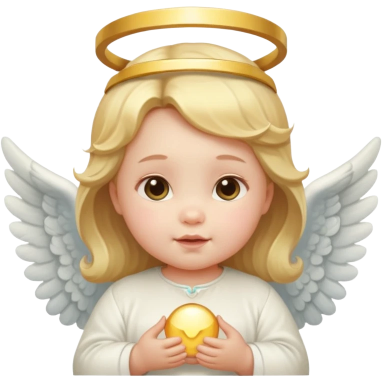 cute angel baby emoji