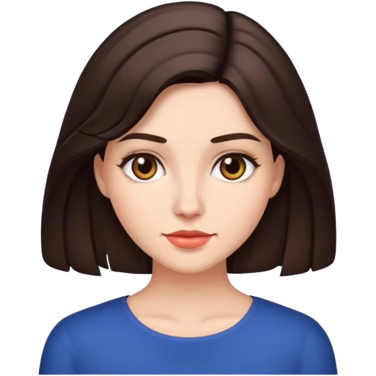 Голая брюнетка emoji