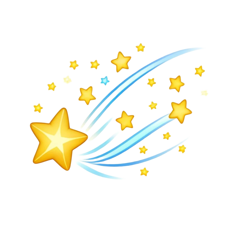 Shooting stars  emoji