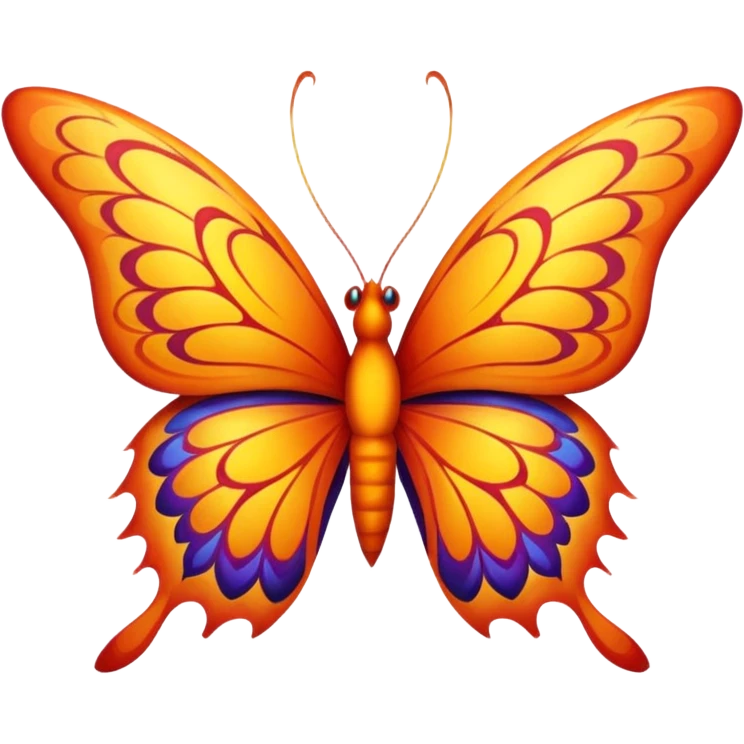 Butterfly phoenix emoji