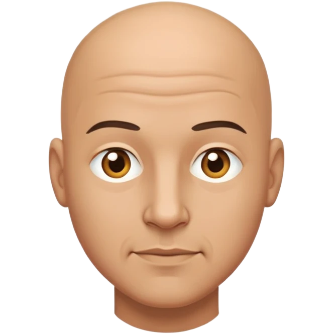 bald man emoji