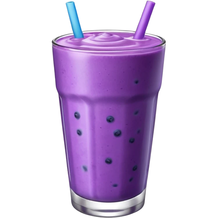 blueberry smoothie emoji