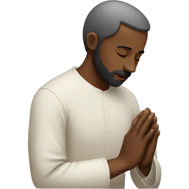 man praying emoji
