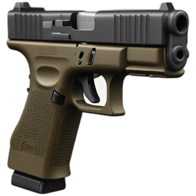 Pistol glock 17 emoji