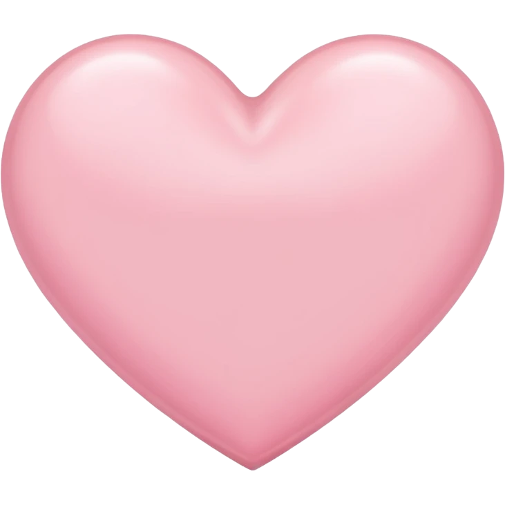 Light Pink heart emoji