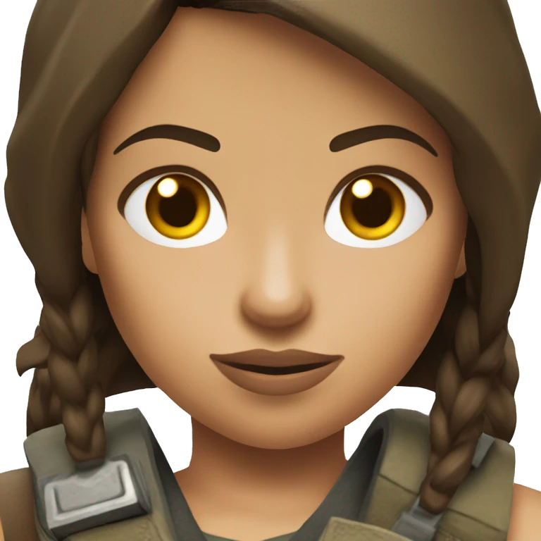 Lara Croft emoji