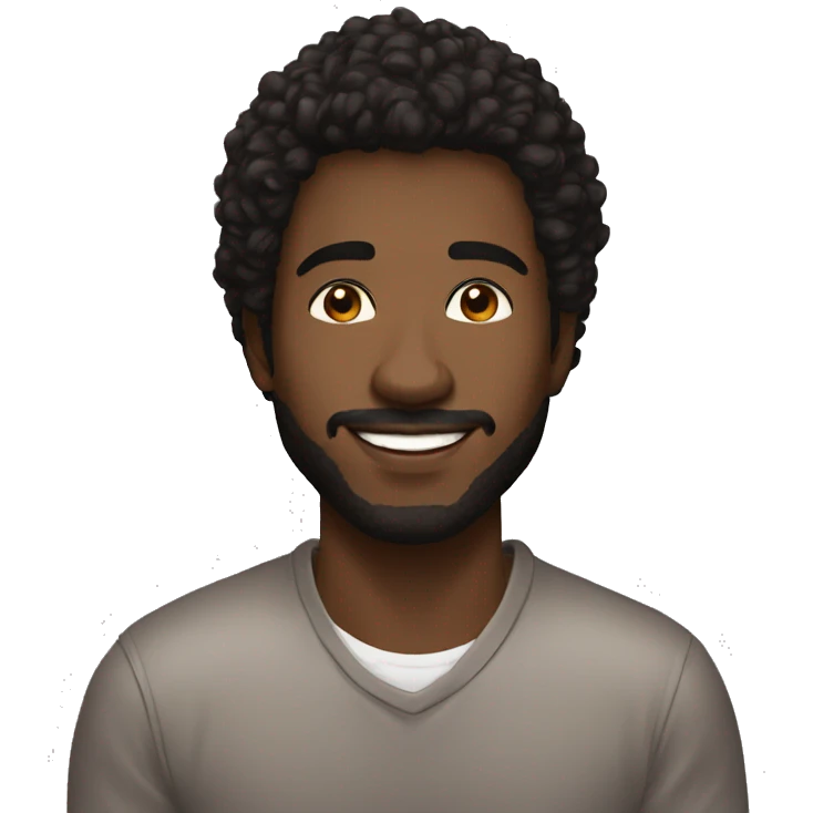 Portrait, American Male, Gay, Feminine 23	Black	Handsome features, soulful brown eyes, infectious smile	Aspiring musician emoji