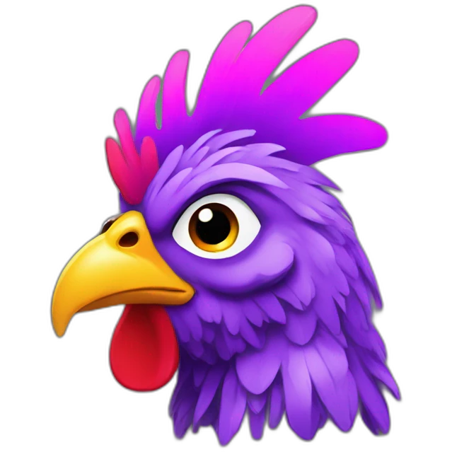 gay chicken streamer emoji