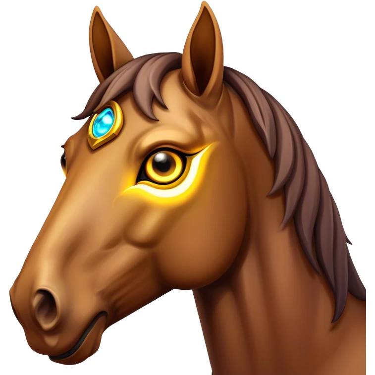 🐴+👀⚡️ (only head) emoji