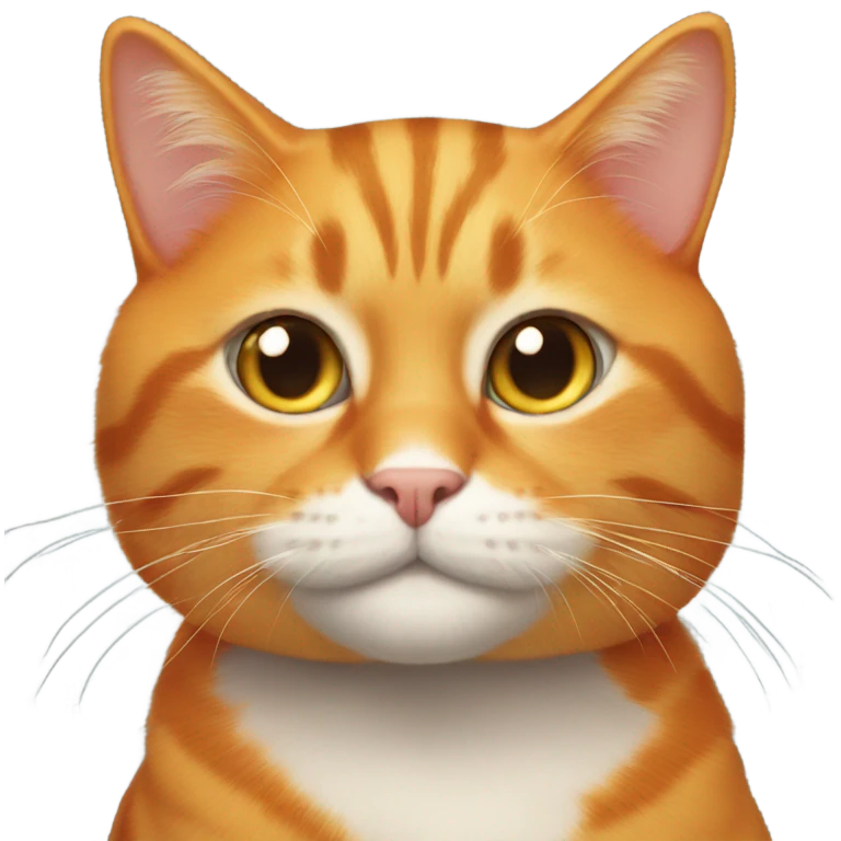 Orange cat emoji