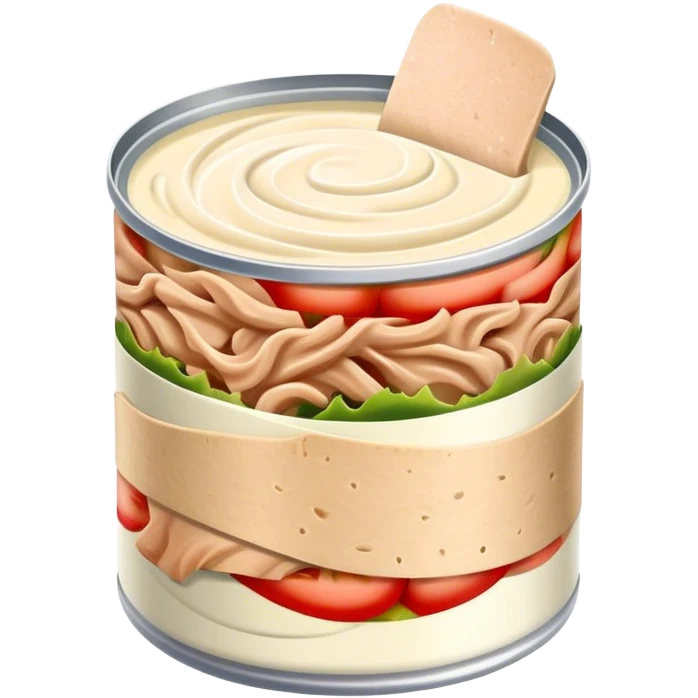 Canned tuna wrap emoji