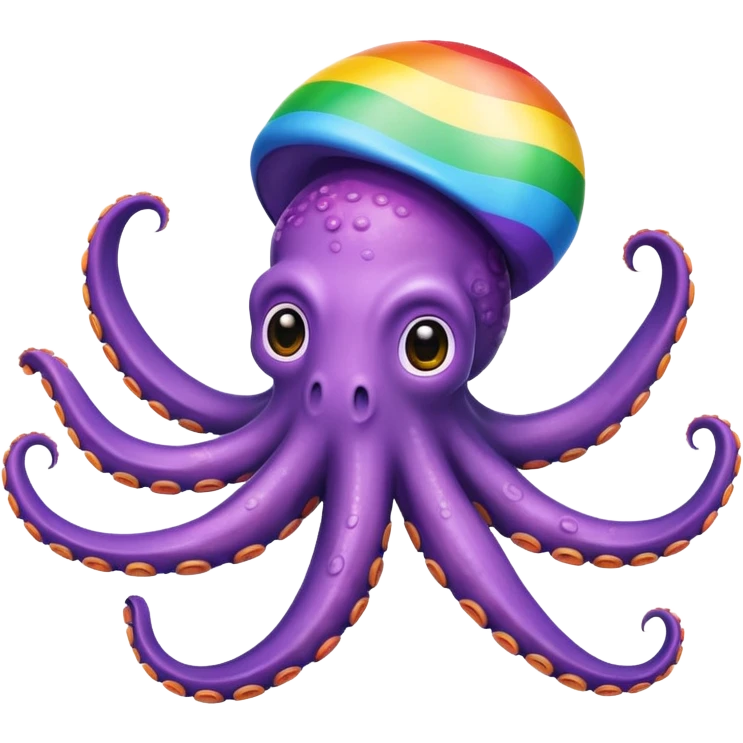 Octopus but woke and gay emoji