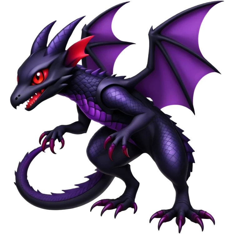 Shiny Epic Badass Gothic Dark Noibat-Salandit-Darkrai-Hybrid emoji