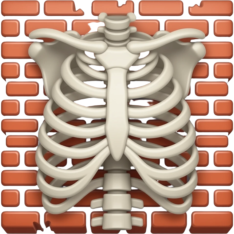 brick skeleton emoji