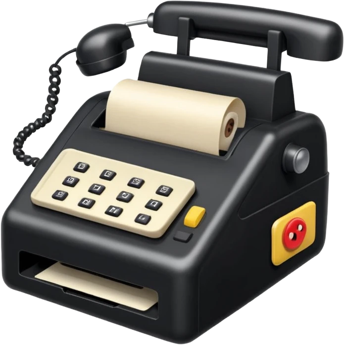 spam fax machine emoji