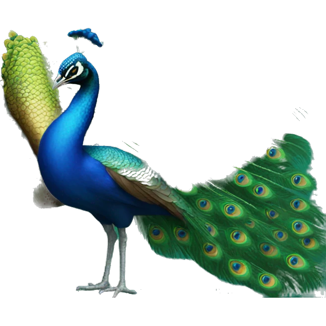 Peacock emoji