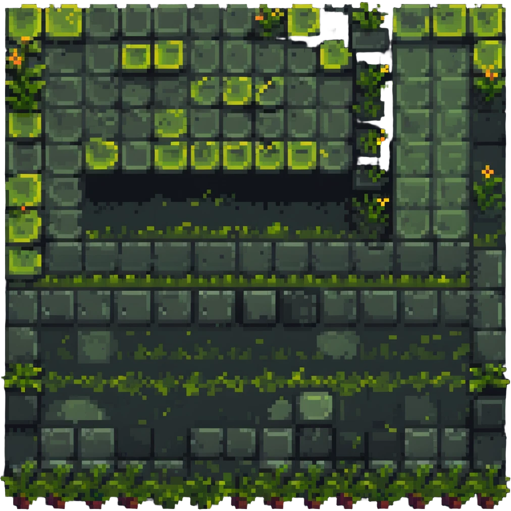 grass tile texture with border padding, top-down view, game tileset, perfectly square emoji