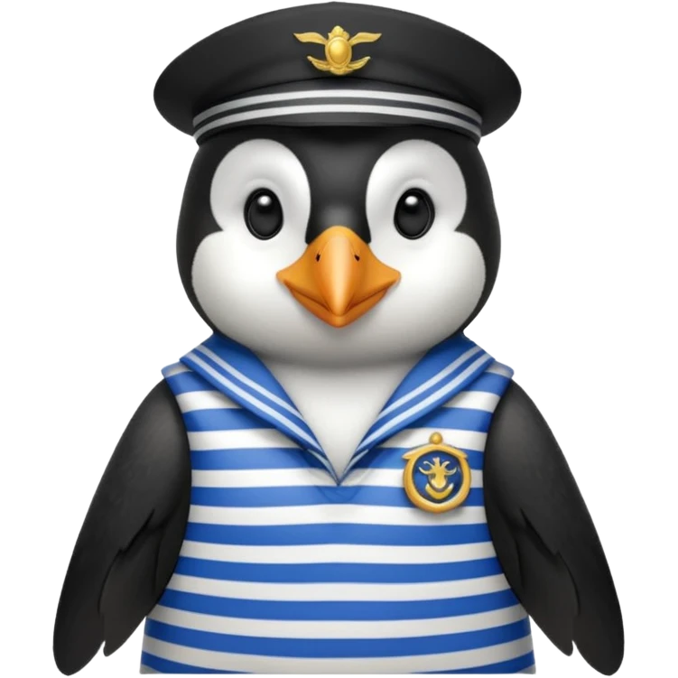 sailor penguin emoji