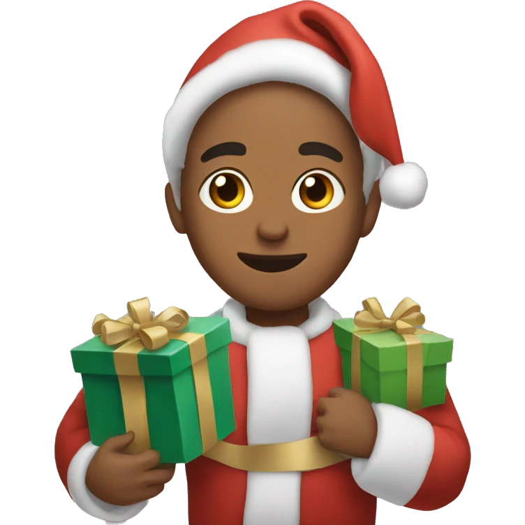 Christmas morning emoji