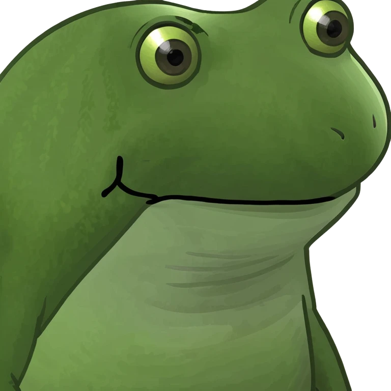 bufo frog hugging the Montreal logo emoji