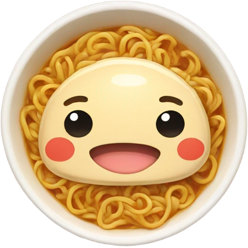 Cute ramen emoji