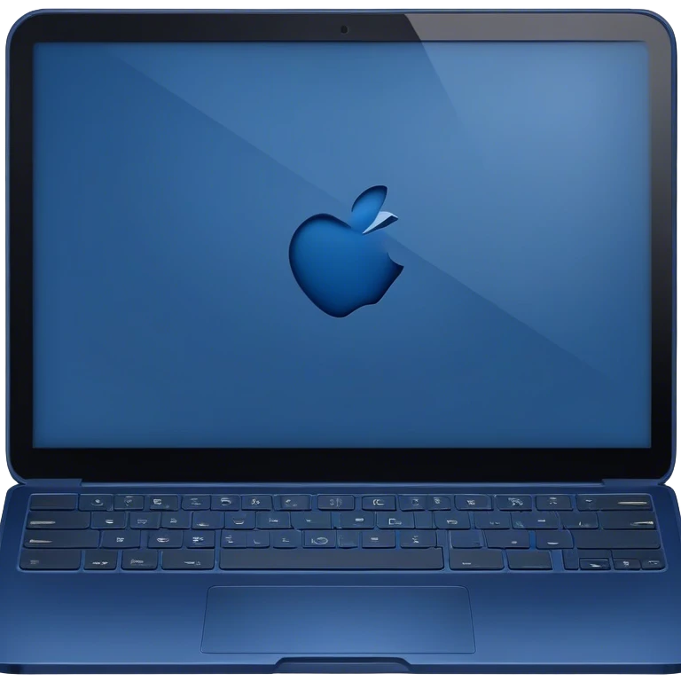 dark blue 
laptop emoji