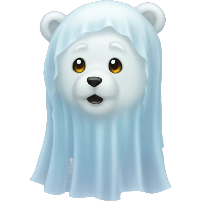 Ghost bear  emoji