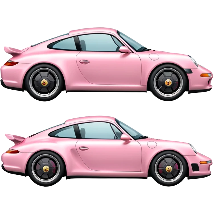 Light pink Porsche  emoji