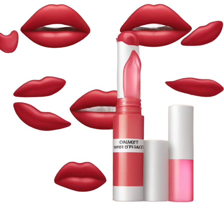 Lip oil emoji