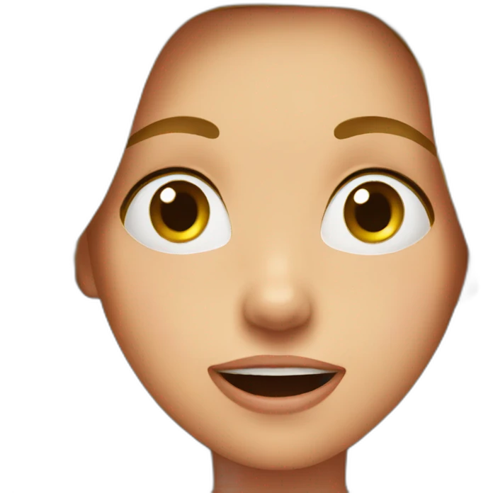 Girl surprised  emoji