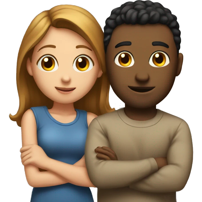Boyfriend and girlfriend watching Series  emoji