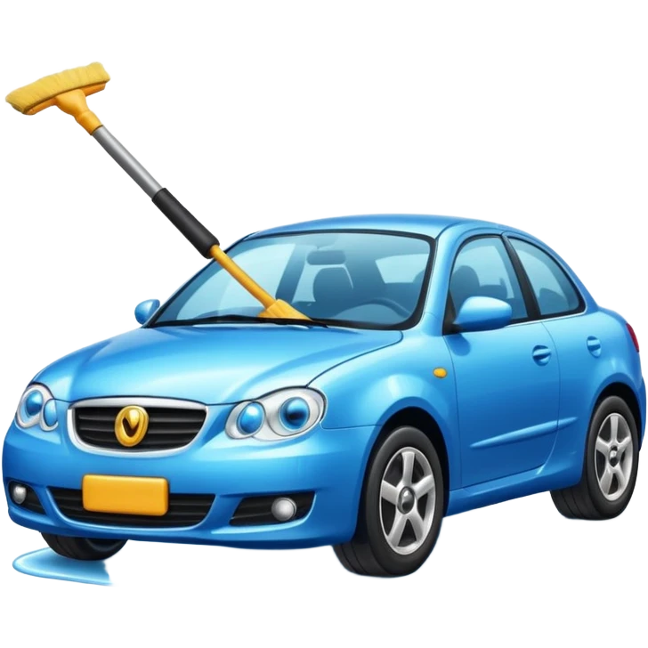 Car being cleaned emoji
