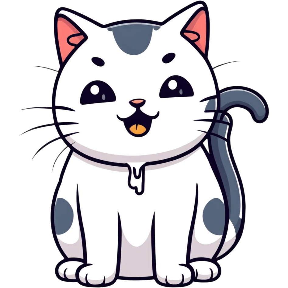 cat vomiting emoji