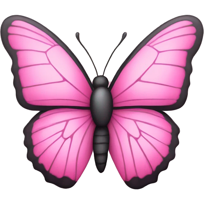 Pink butterfly  emoji