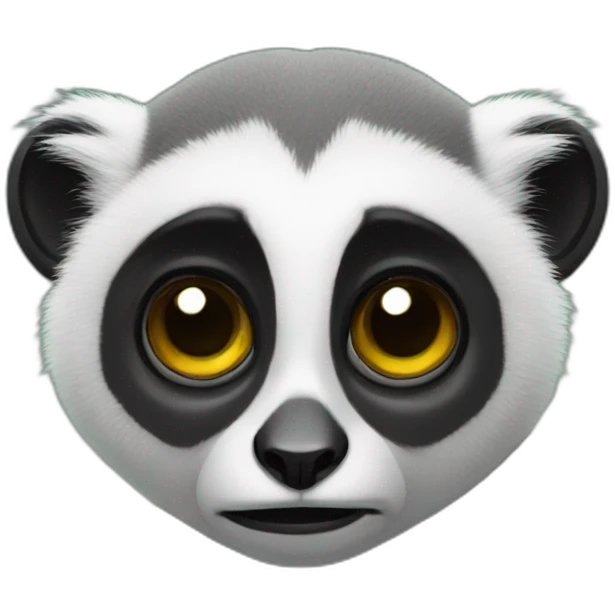 Sad lemur  emoji