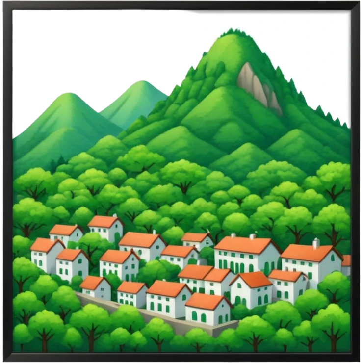 In our hometown, there’s plenty of trees emoji