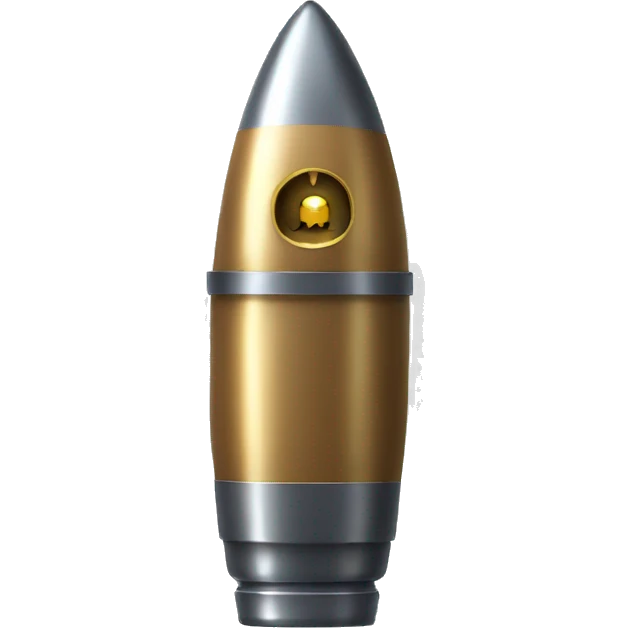 bullet flying in ai emoji