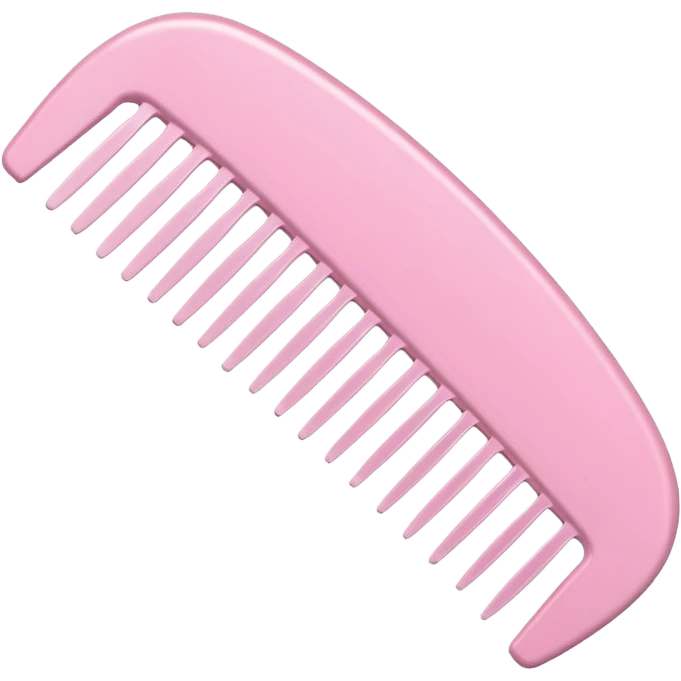 pastel pink comb emoji