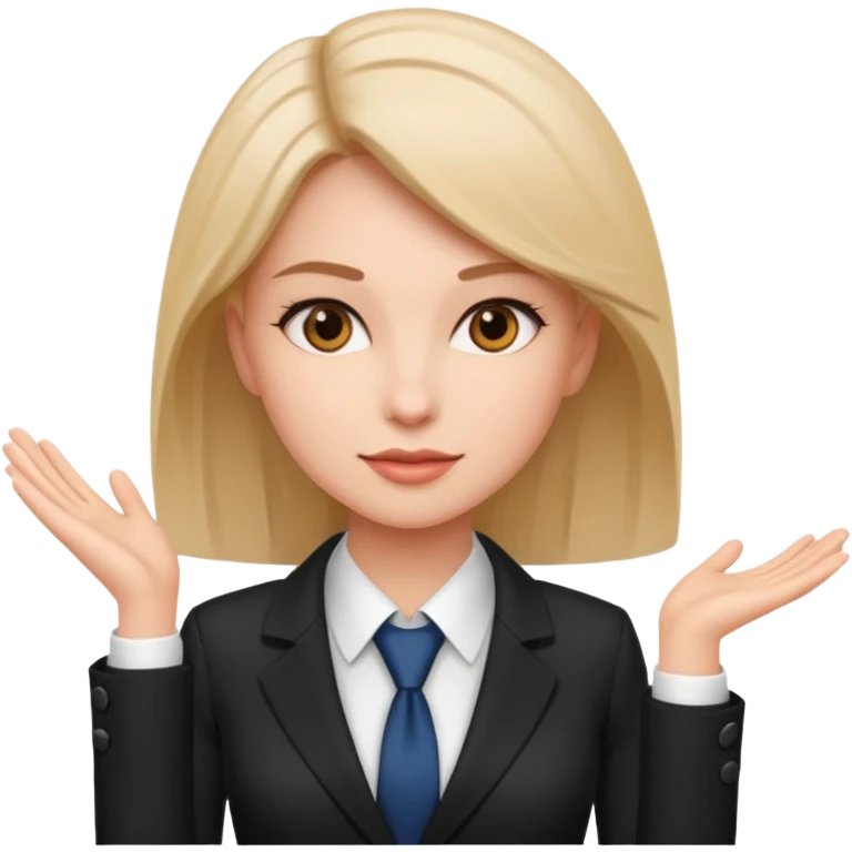 LAdy Boss, different pose emoji