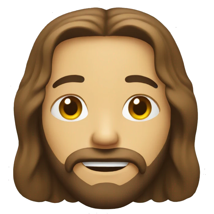 Jesus winking emoji