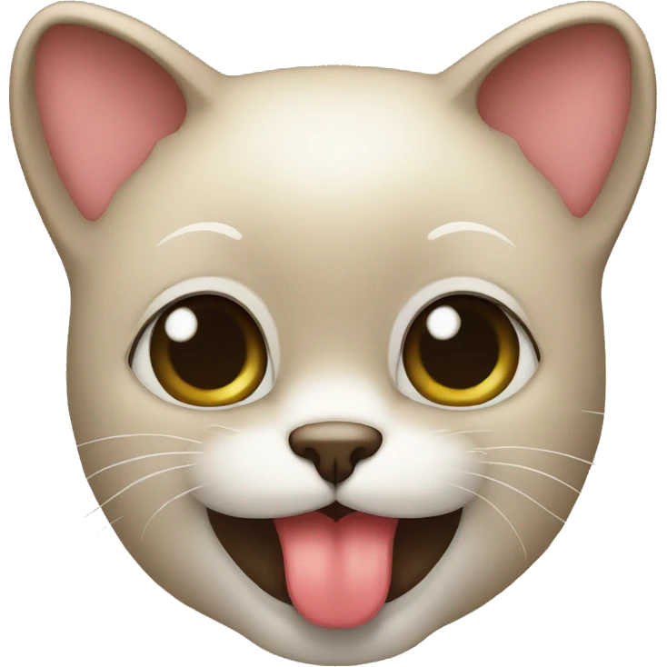 Chat qui fait un bisou  emoji