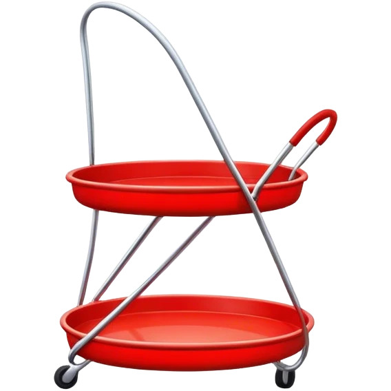 Red  tray￼ emoji