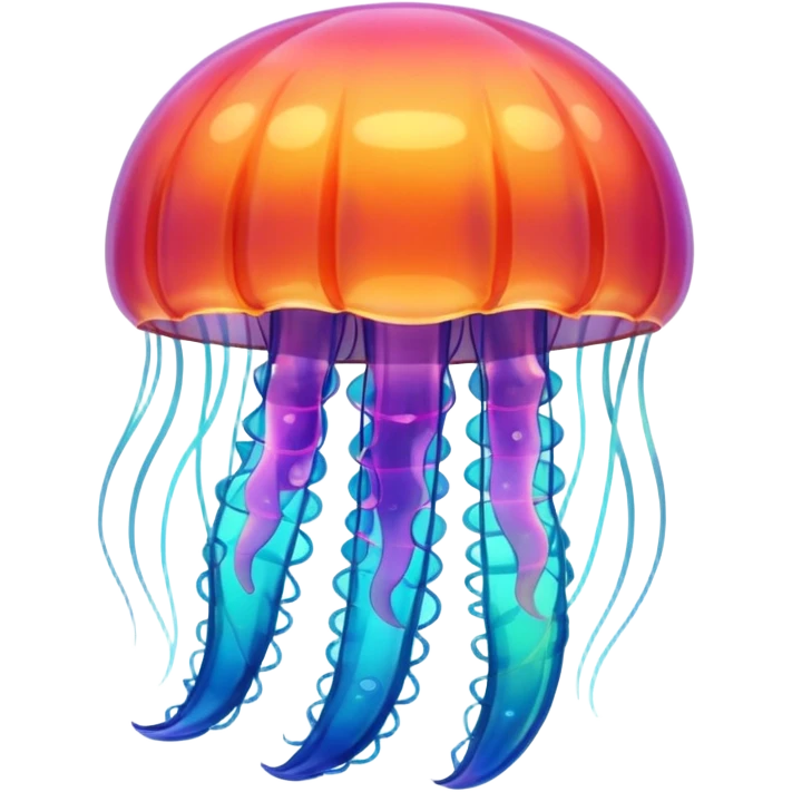 jellyfish with unique design and color but i want a simple one emoji
