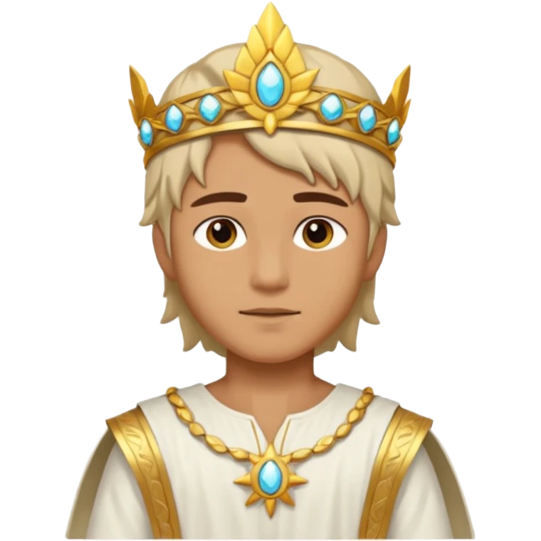 Sun Prince – sun circlet + white tunic emoji