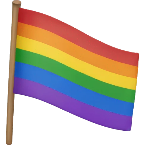 Rainbow flag emoji