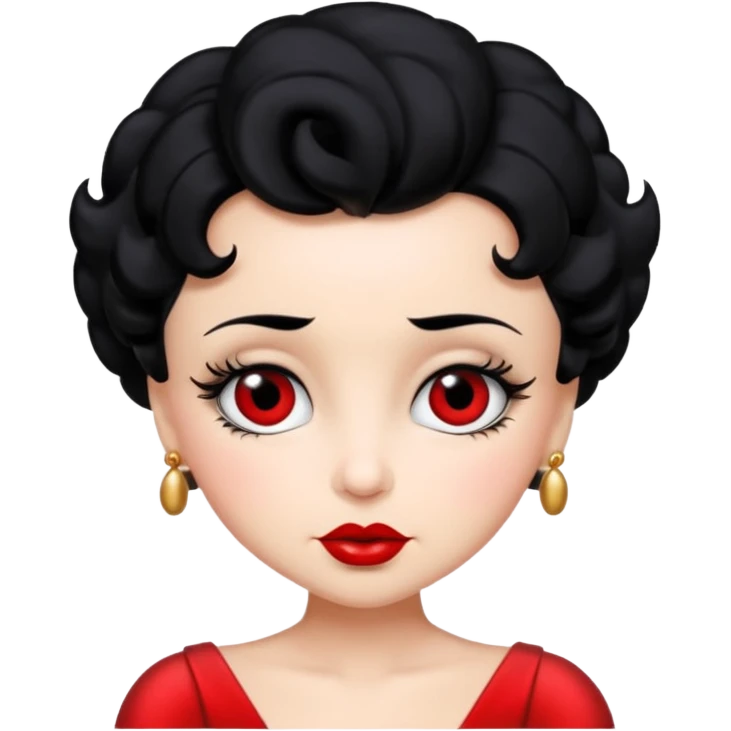 Betty boop old classy cartoon character  emoji